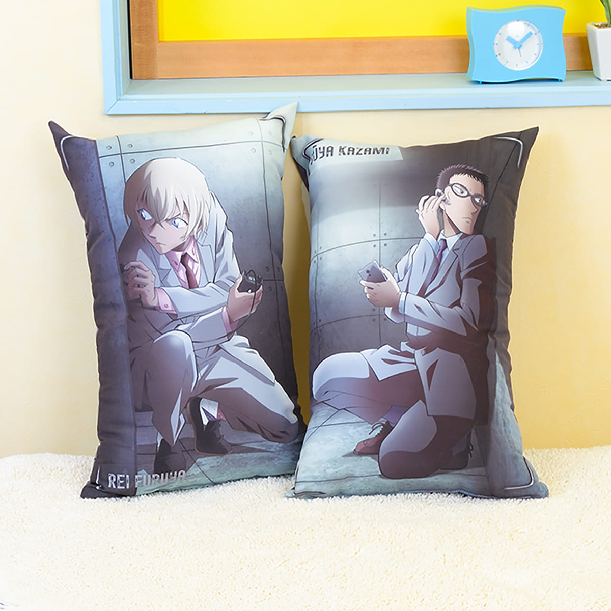 ハート型缶バッジと降谷零のクッション！セガプライズ『名探偵コナン