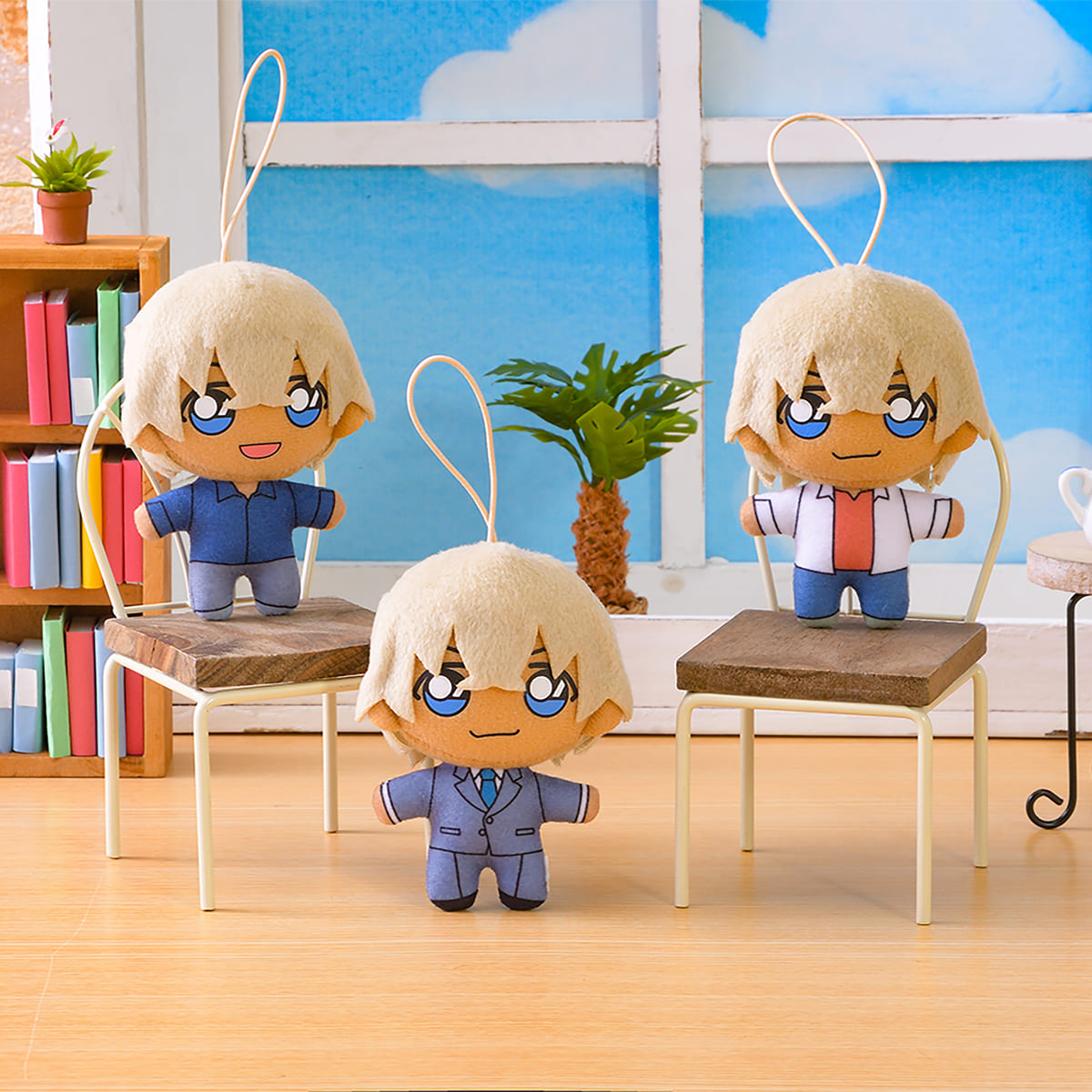 安室透のハート型缶バッジとマスコット！セガプライズ『名探偵コナン