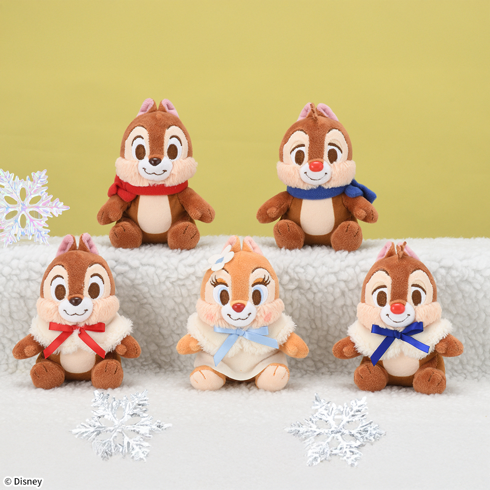 マフラーやケープで冬支度！セガプライズ ディズニー「チップ&デール