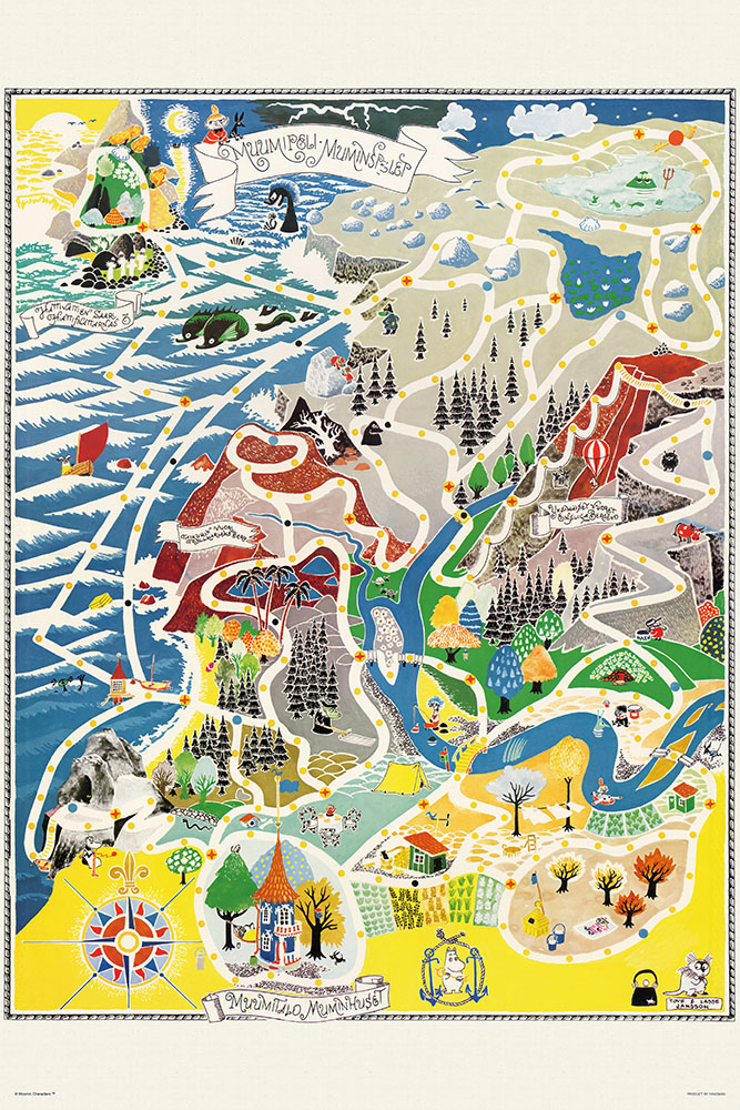 マイナーキャラも登場する迫力サイズ！やのまん「ムーミン