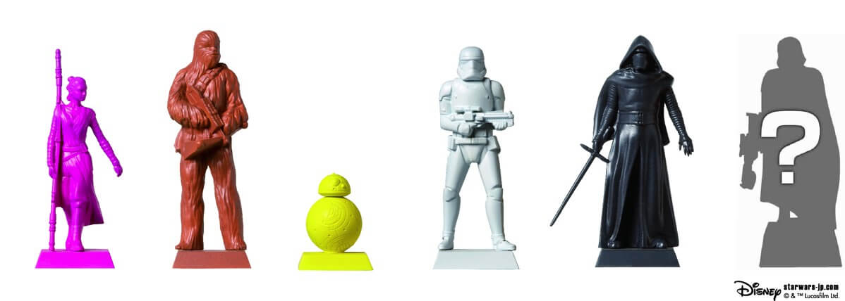 リアルすぎる”スター・ウォーズ ケシゴムコレクションの第2弾が2015年