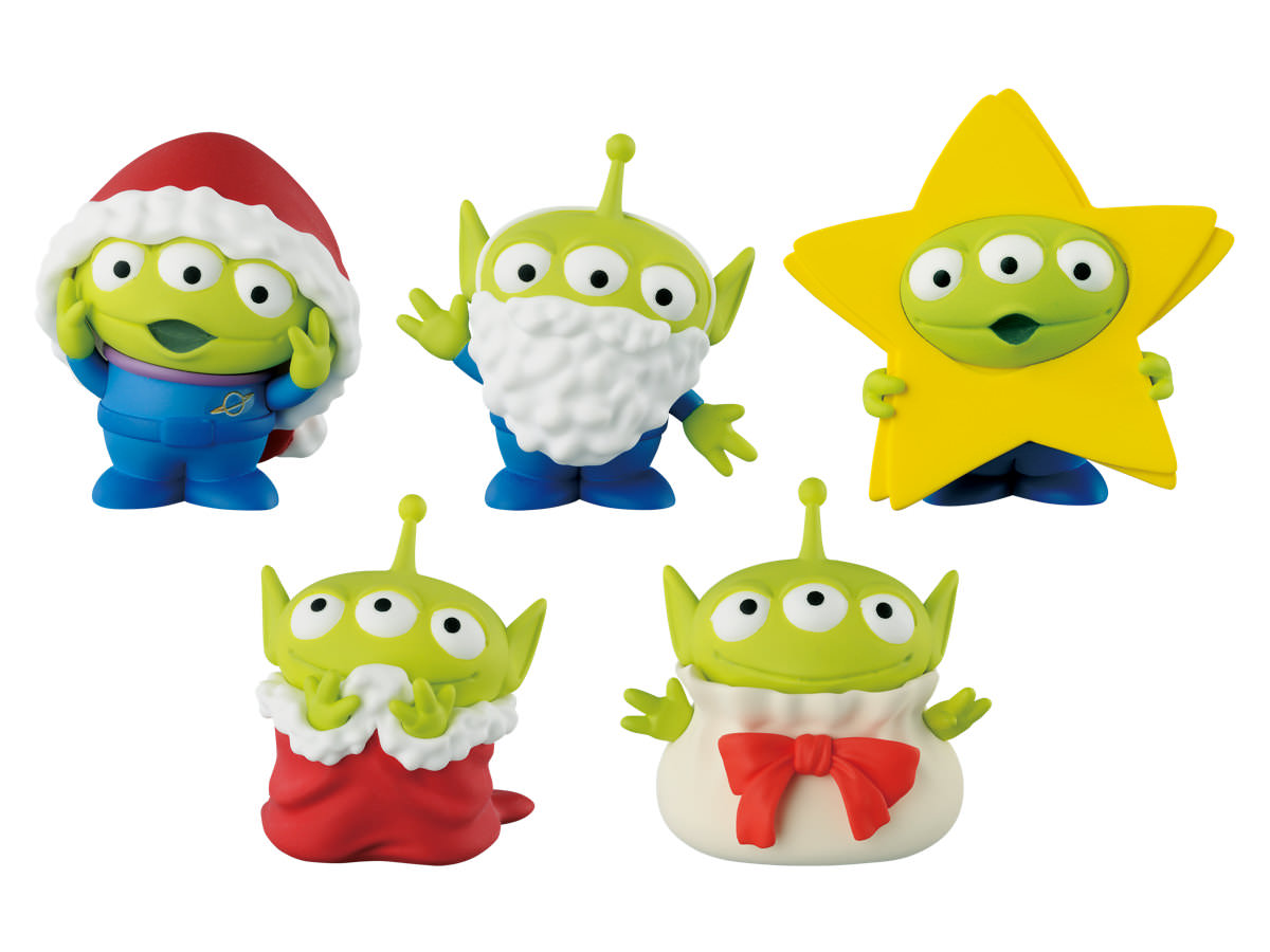 クリスマスを楽しむウッディやエイリアンたち！バンプレスト トイ