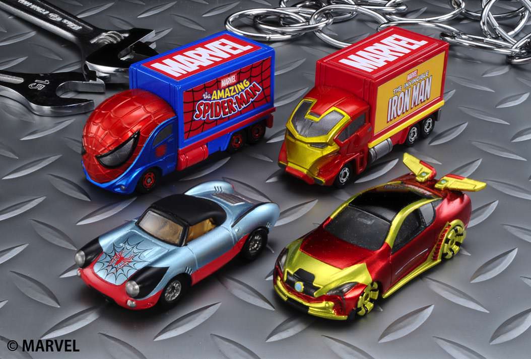 マーベルヒーローがトミカに！タカラトミー「マーベルチューン」登場