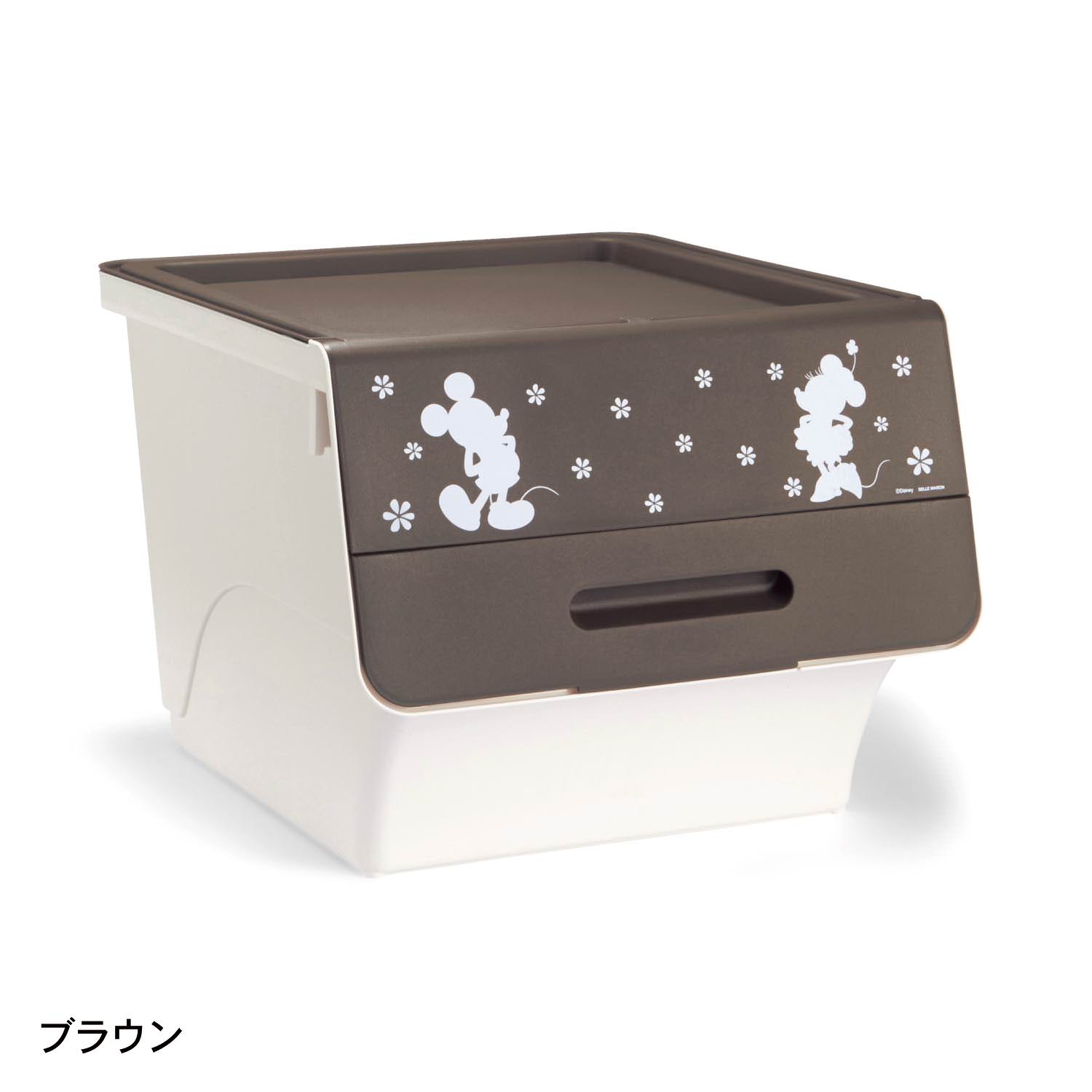 重ねて使ってスッキリ収納！ベルメゾン ディズニーデザイン「フタ付き
