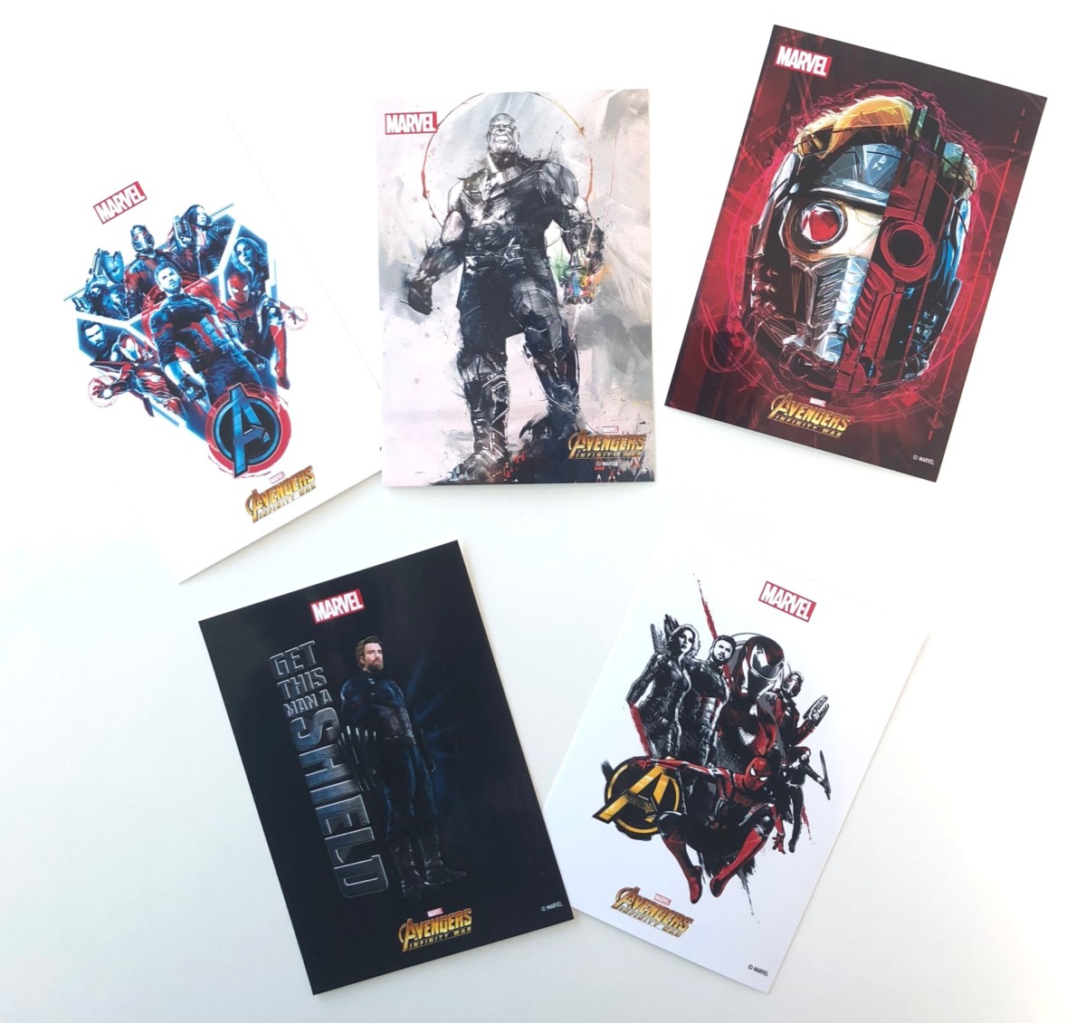 最強ヒーローたちをコレクション！Happyくじ ブロマイド MARVEL