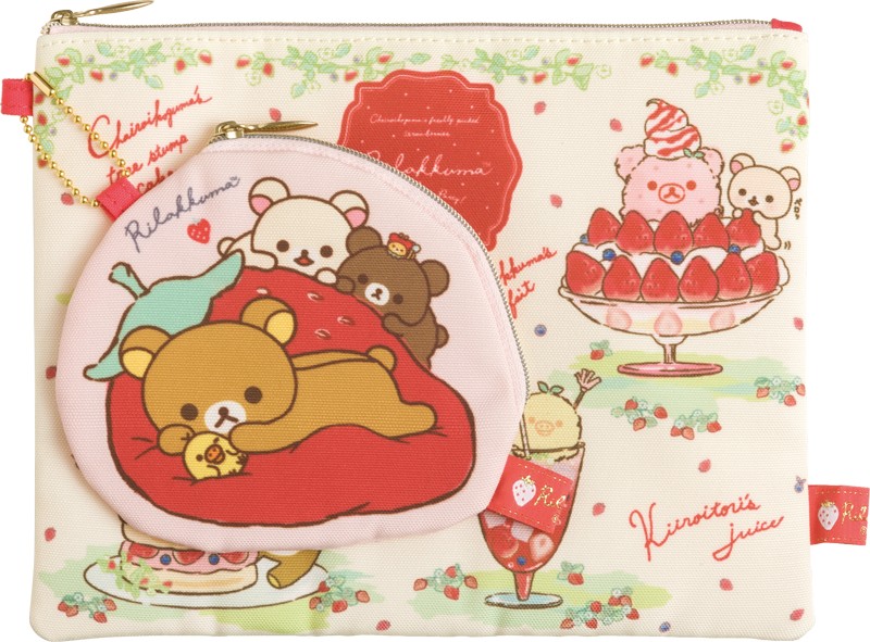 苺から“がおー”と飛び出すチャイロイコグマも！リラックマ