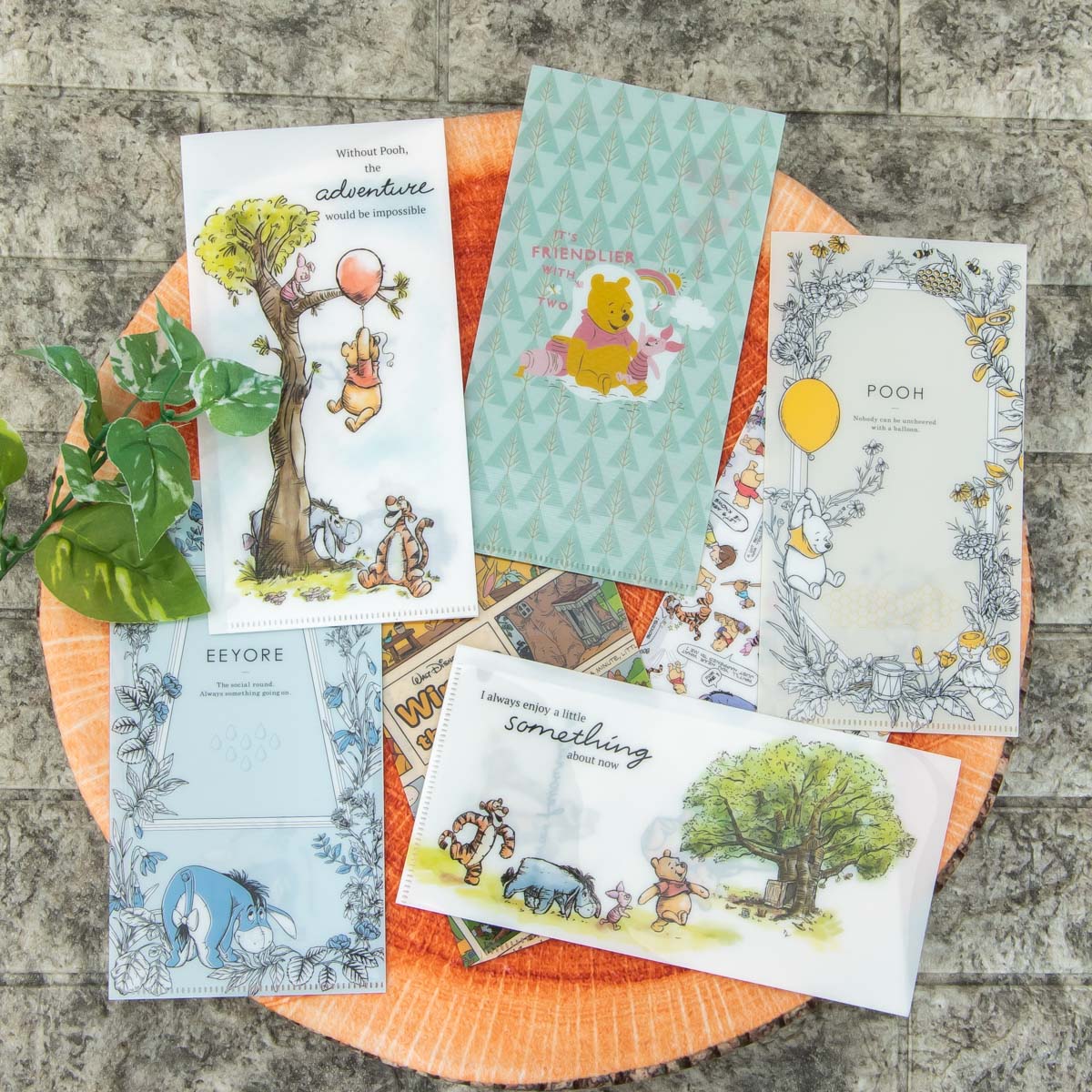 100エーカーの森の仲間たちが大集合の全20種類！サンスター文具