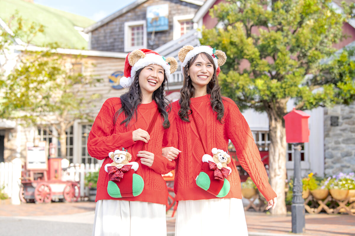 サンタ帽のダッフィー！東京ディズニーシー「ダッフィー＆フレンズ