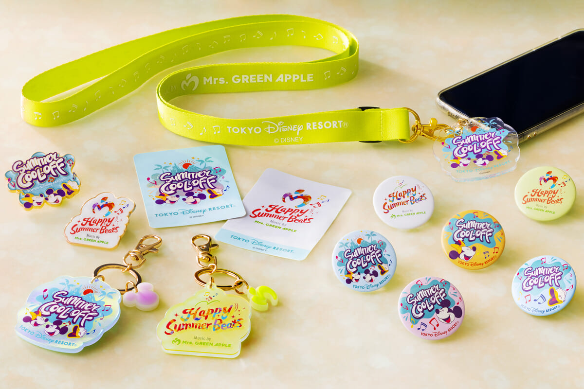 Mrs. GREEN APPLE コラボグッズ！東京ディズニーリゾート“サマー