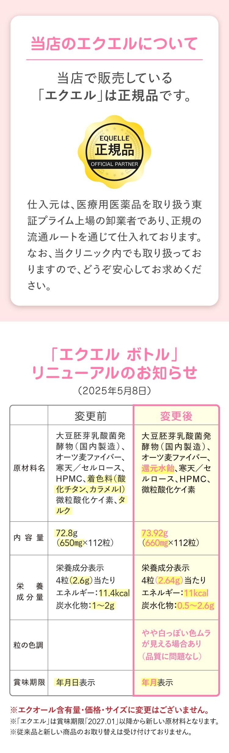 大塚製薬 エクエル 112粒 ×2個