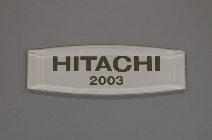 700系 車内銘板（日立）（1枚）（送料込）: JR東海鉄道倶楽部｜いい
