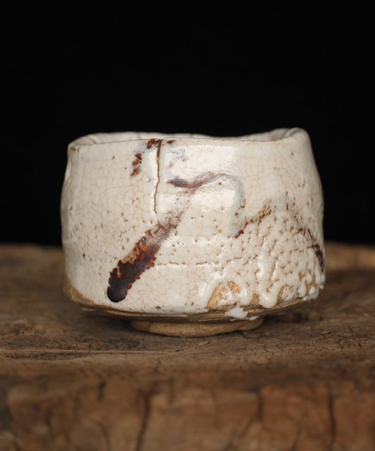 倣 荒川豊蔵 絵志野茶碗 P180｜骨董店 のびる 古美術 骨董 和風建具 蔵