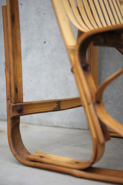 シバヤマ産業 バンブーチェアー 竹橇 U220｜骨董店 のびる 古美術 骨董