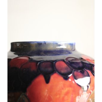 William Moorcroft ムーアクロフト 英国磁器 花瓶 P198｜骨董店 のびる