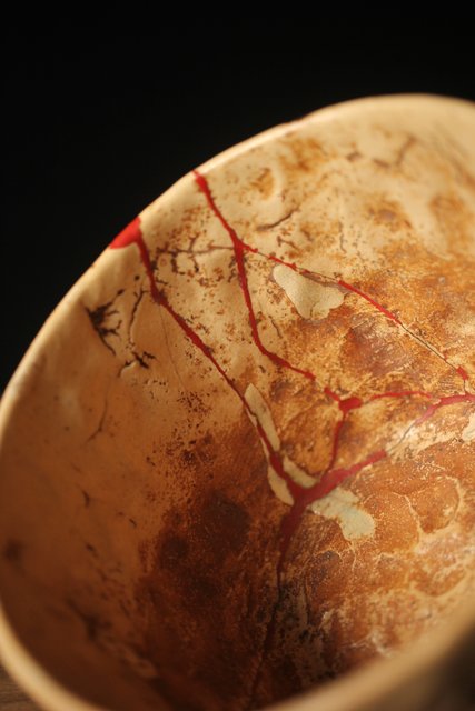 大田垣蓮月 蓮月焼 和歌釘彫茶碗 P214｜骨董店 のびる 古美術 骨董