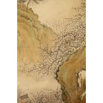 児玉果亭【山水春夏秋冬】四幅対 掛軸 Z395｜骨董店 のびる 古美術