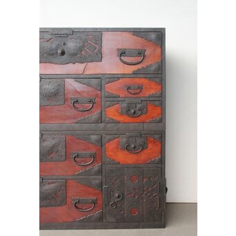 佐渡 八幡/小木衣装箪笥 C413｜骨董店 のびる 古美術 骨董 和風建具 蔵