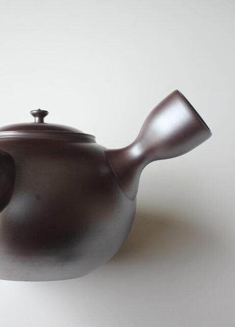 山本広巳 萬古焼 大急須 共箱 P568｜骨董店 のびる 古美術 骨董 和風