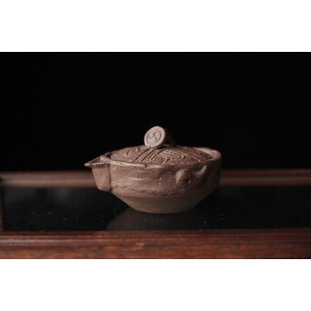 二代 杉江寿門 宝瓶急須 P460｜骨董店 のびる 古美術 骨董 和風建具 蔵