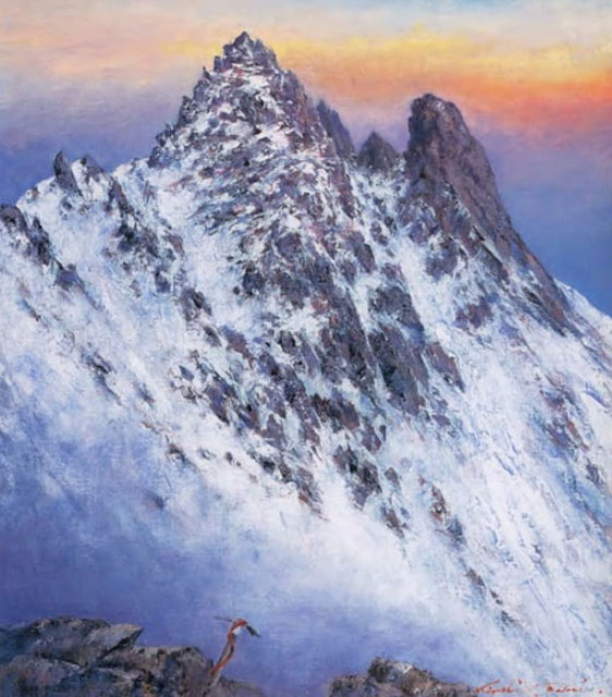 武井清の山岳絵画