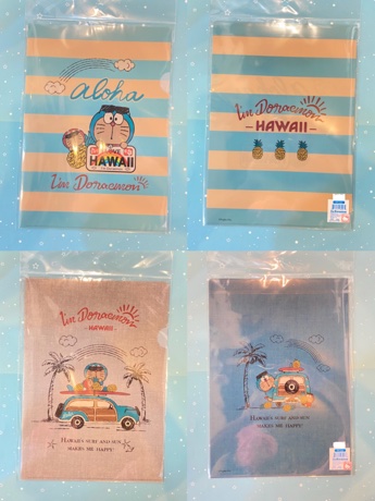 ハワイ直輸入🏝日焼けドラえもんクリアファイル💙 | ハッピーハワイ