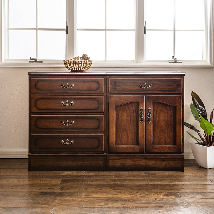 キャビネット 幅60cm QC1905 コロニアルウォールナット 通販 | 【公式