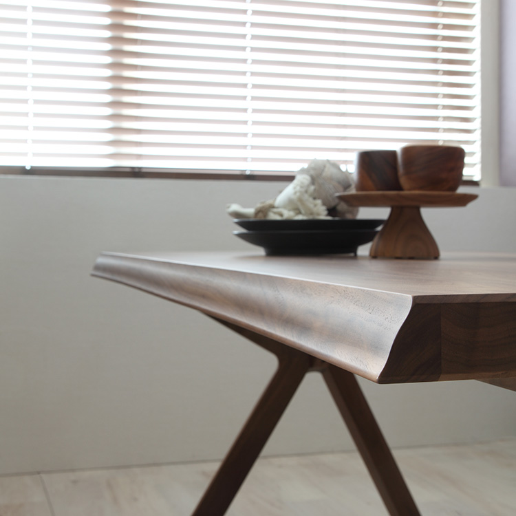 ダイニングテーブル 幅180cm DW6000 ウォールナットナチュラル 通販