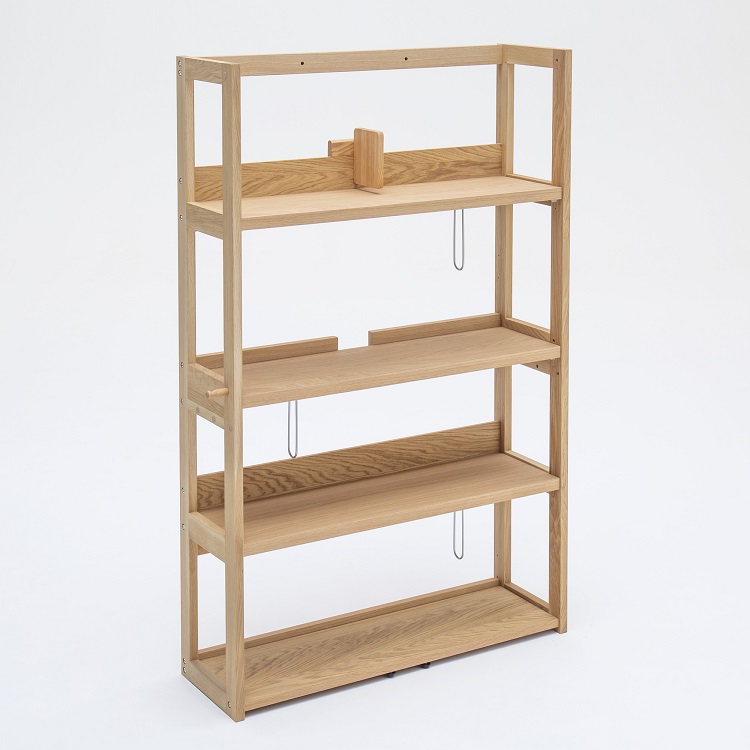 Buona scelta 書棚 オープンタイプ 幅105cm QT3085 モカブラウン 通販