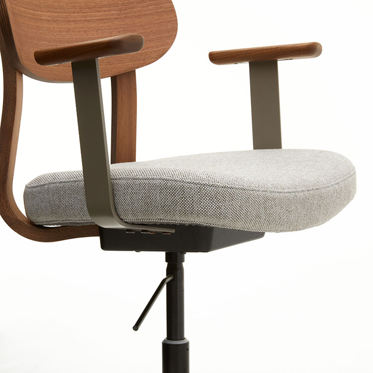 デスクチェア XW3300 モード・シカモア ウォールナットナチュラル 通販