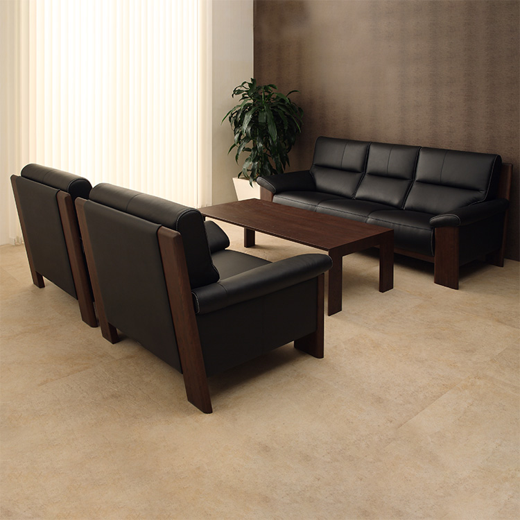 2人掛ソファ ZU4872 ビターブラウン ウォールナットナチュラル 通販