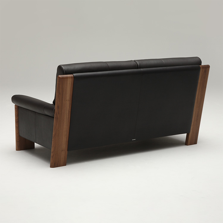 2人掛ソファ ZU4872 ビターブラウン ウォールナットナチュラル 通販