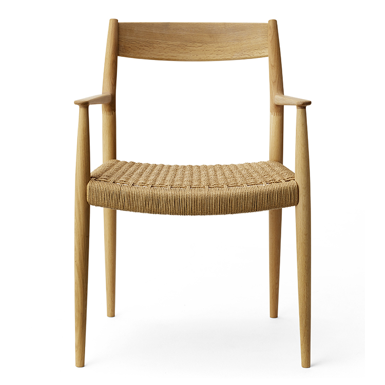 KARIMOKU CASE】N-DC01 Dining Chair Paper cord Pure Oak