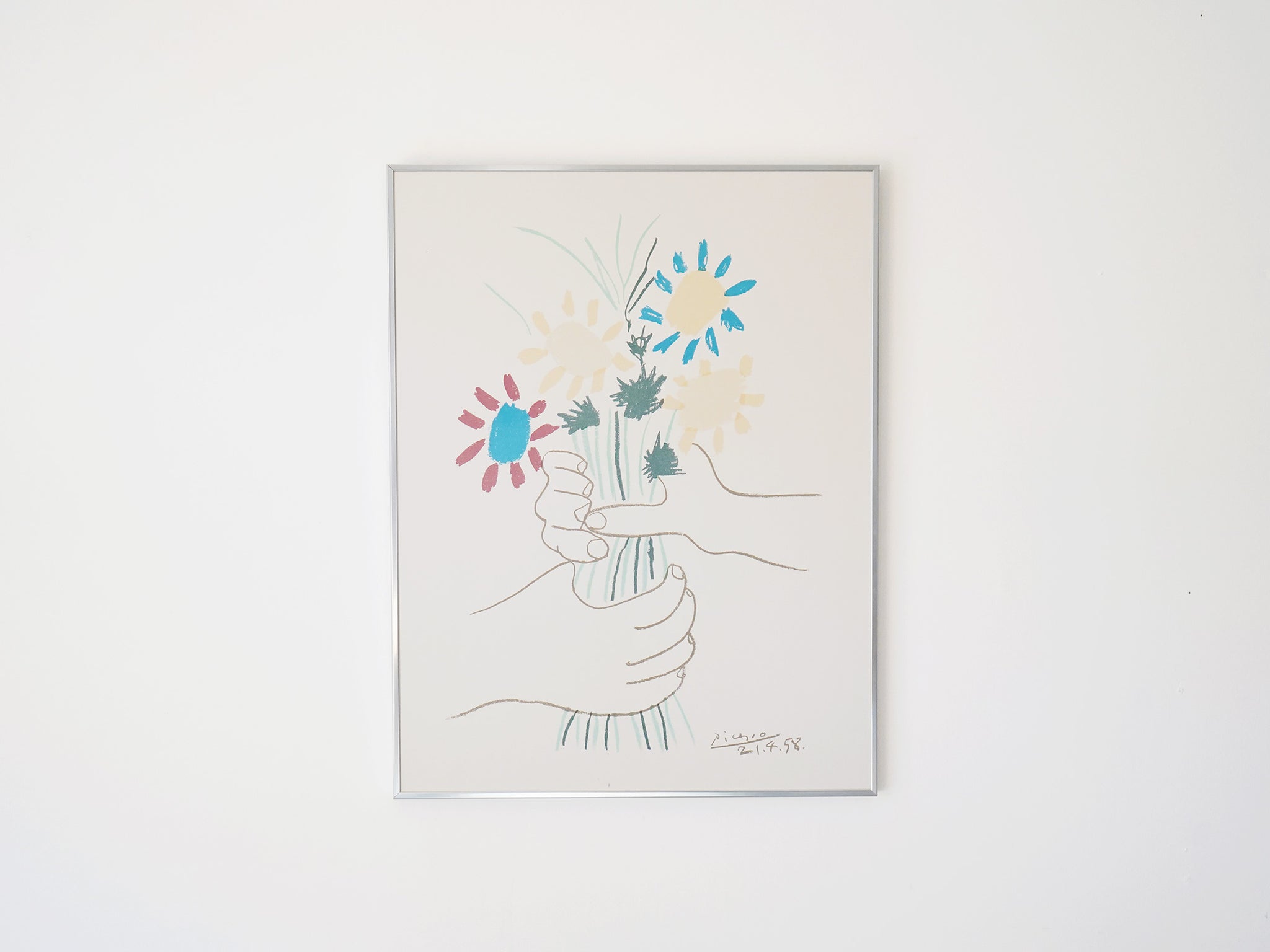 Pablo Picasso（パブロ・ピカソ）「花束」Bouquet リトグラフ