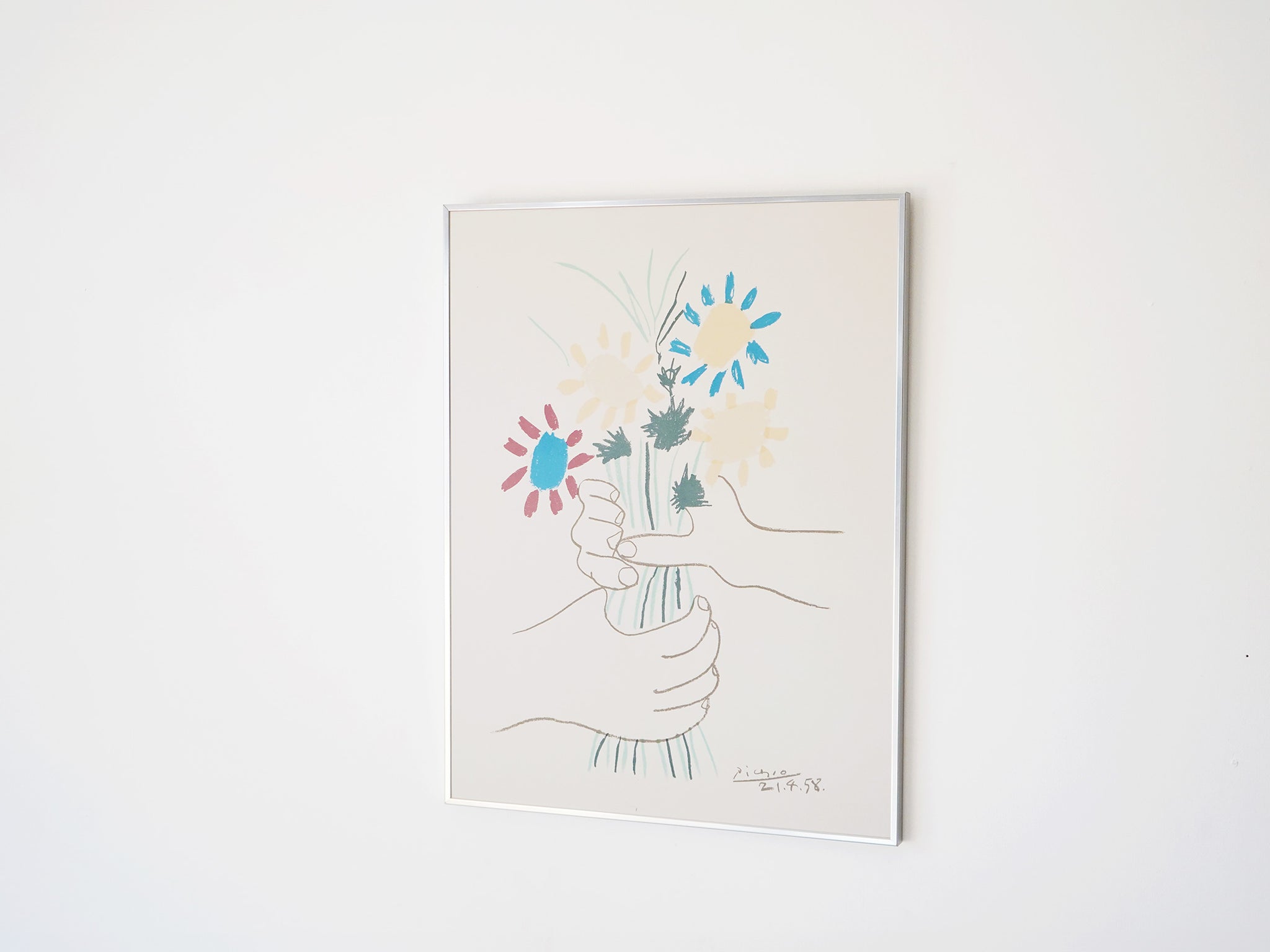 Pablo Picasso（パブロ・ピカソ）「花束」Bouquet リトグラフ