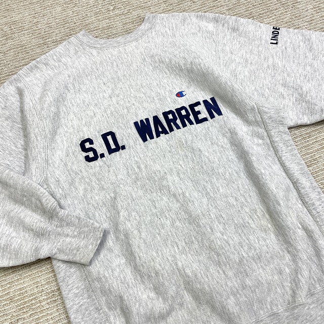 CHAMPION REVERSE WEAVE 90S 「USA製、S.D. WARREN、目付き、袖
