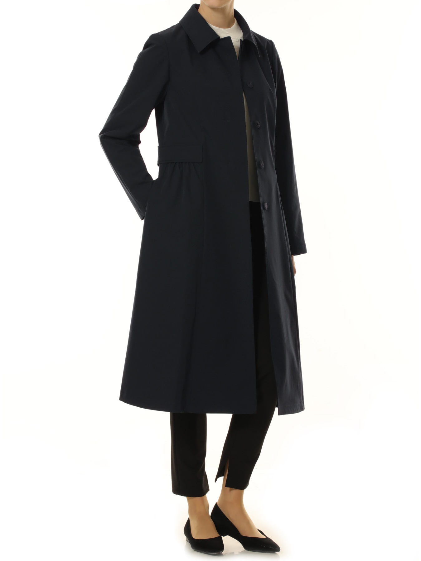 ソロテックスギャザーロングコート: m,i,d,公式通販｜m-i-d e-shopping