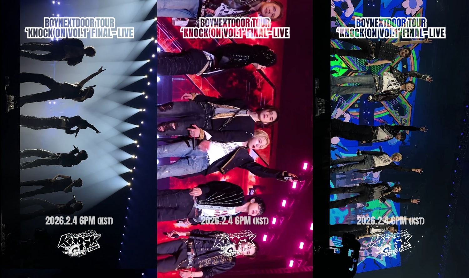 BOYNEXTDOOR、2月4日に初のライブアルバム『BOYNEXTDOOR TOUR 'KNOCK