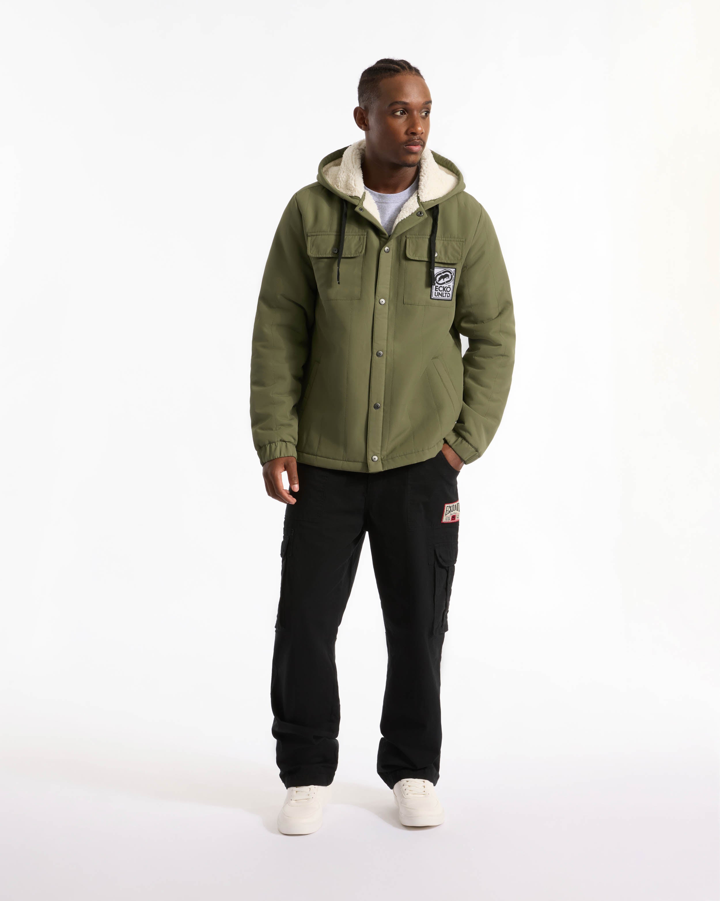 Simple Confidence Sherpa Lined Jacket – ECKO UNLTD