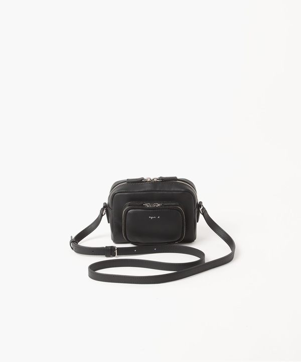 レザーショルダーバッグ 