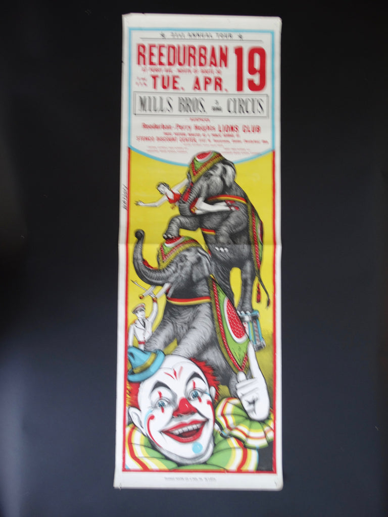 Mills Bros. 3 Ring Circus Poster – Early California Antiques Shop