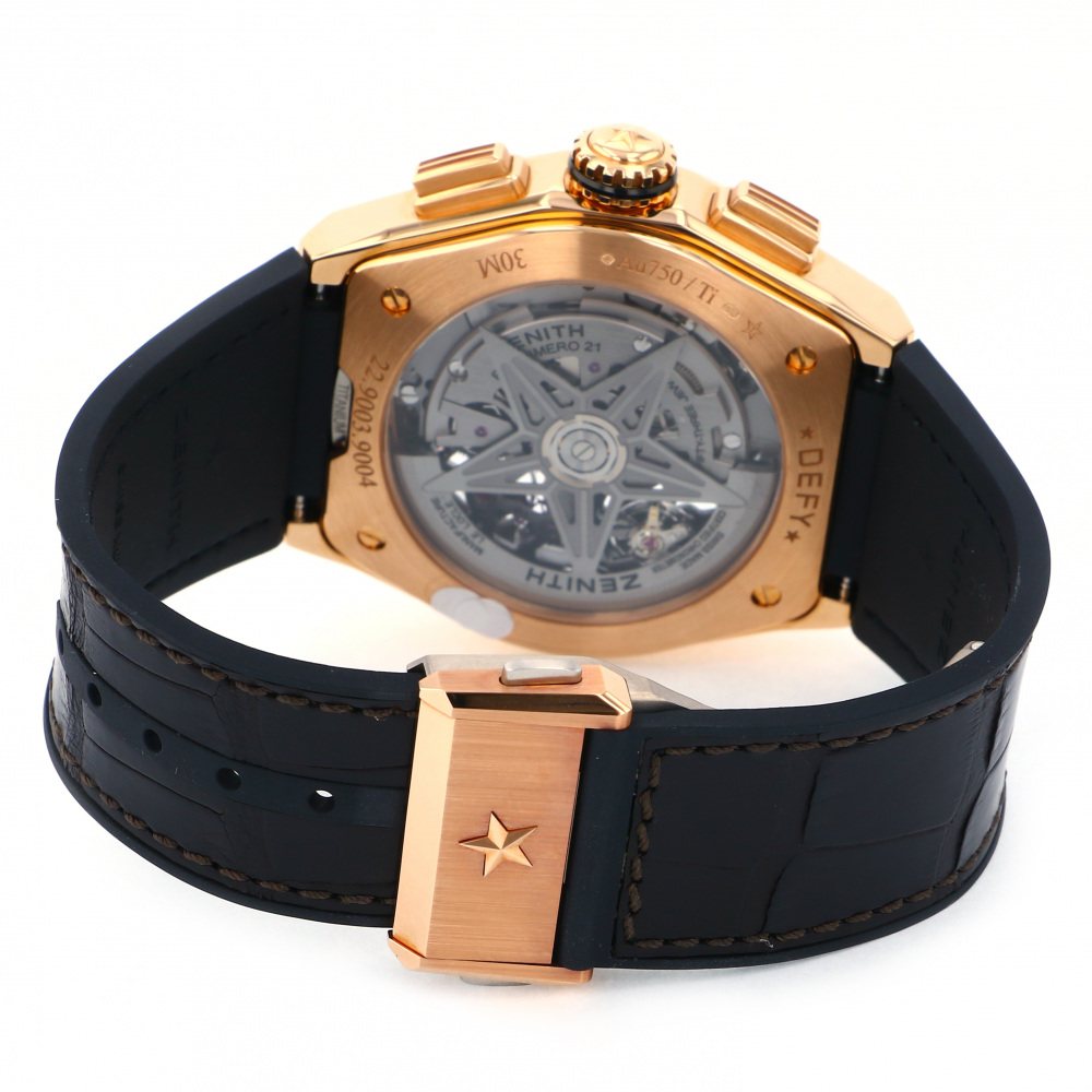 New] Zenith Defy El Primero 21 229003900472R585 skeleton Silver