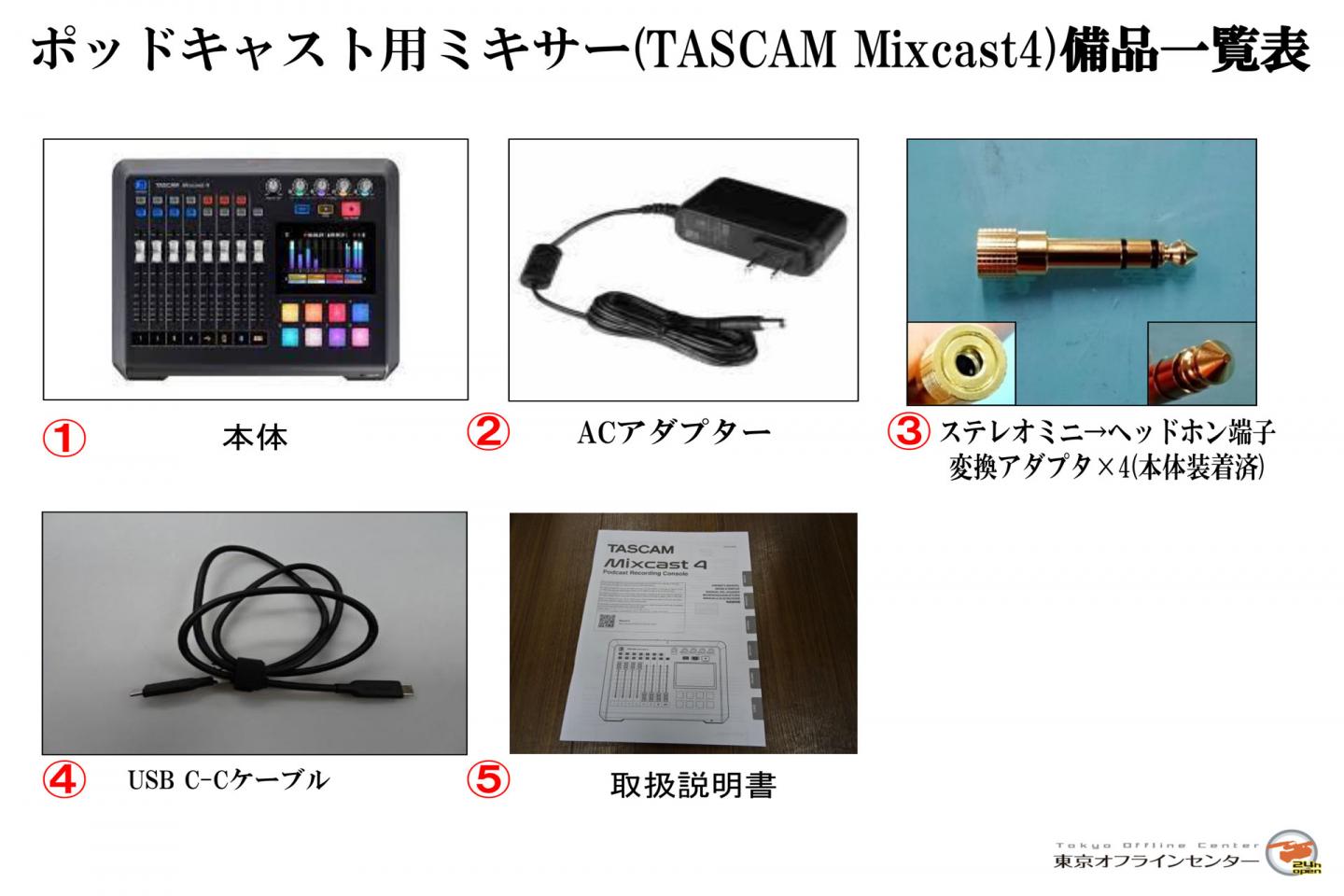 TASCAM Mixcast4｜撮影機材レンタルからEDIT・MA作業まで24時間安心