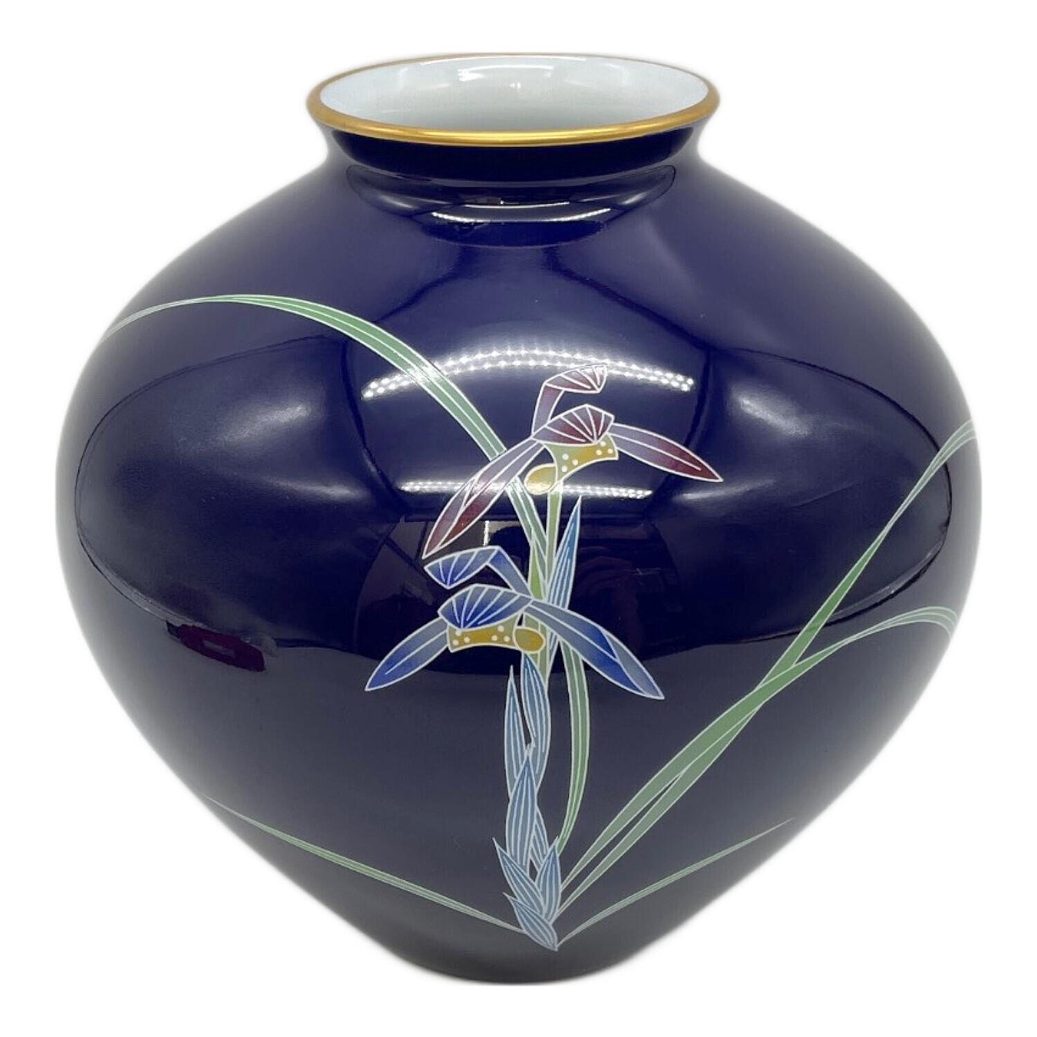 香蘭社 (コウランシャ) 花瓶 ルリ翠蘭｜トレファクONLINE