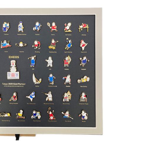 ENEOS オリジナル額装ピンバッジセット 東京2020オリンピック エネゴリ
