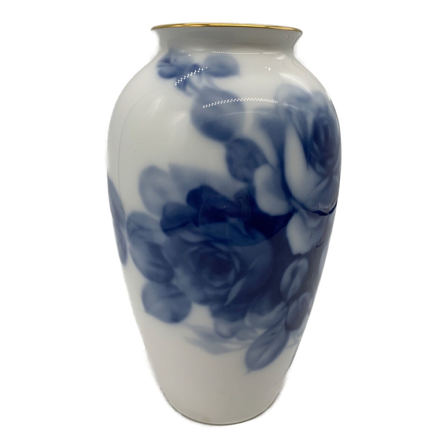 大倉陶園 (オオクラトウエン) 花瓶 ブルーローズ 23㎝｜トレファクONLINE