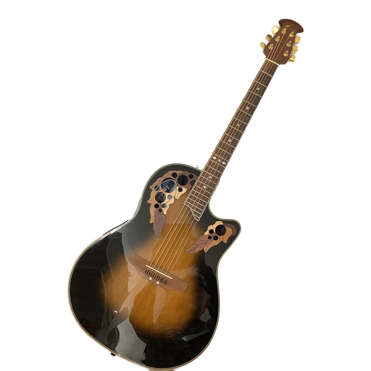 OVATION (オベーション) エレアコギター クラック/電池ソケット欠品