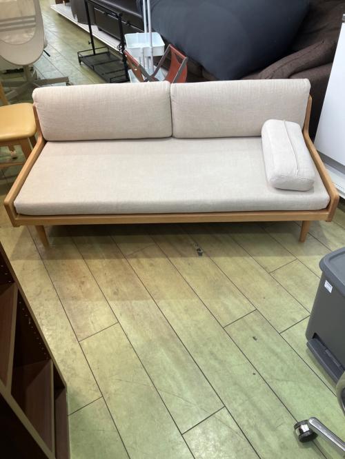 Re:CENO (リセノ) 2人掛けソファー ナチュラル×グレー Lys｜トレファク