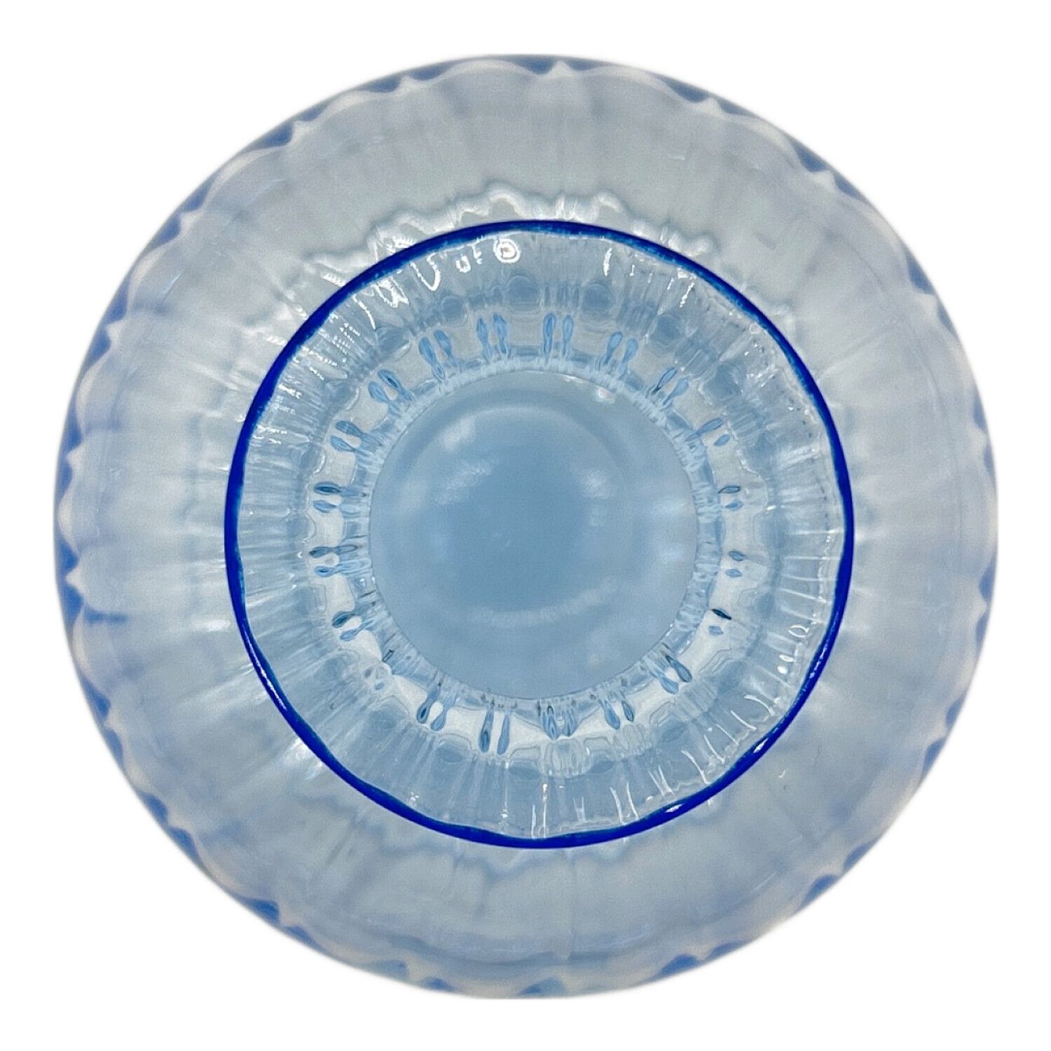 Baccarat (バカラ) フラワーベース アクアレーユ ブルー｜トレファクONLINE