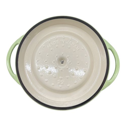 VERMICULAR (バーミキュラ) オーブンポットラウンド グリーン 22cm