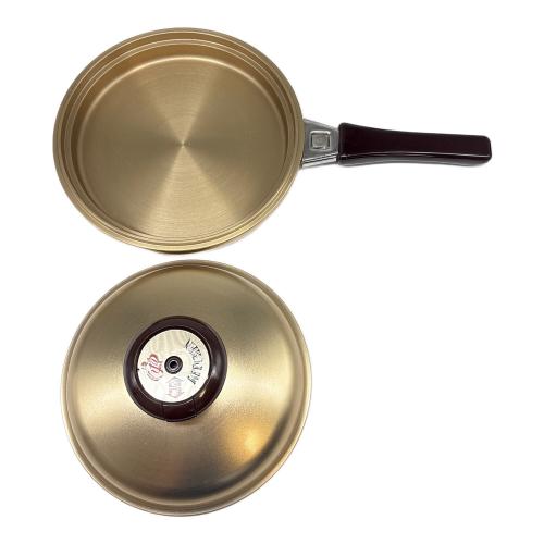 しばのキッチン (シバノキッチン) 片手鍋 ゴールド アルマイト製品 3P